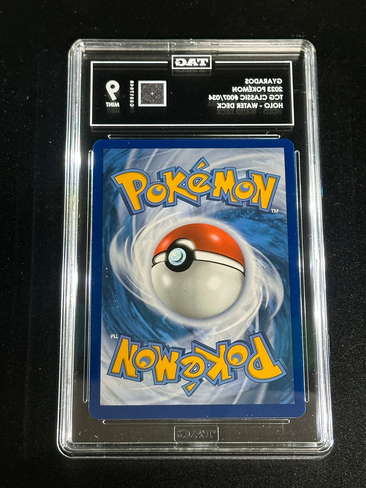 Pokemon Gyarados 007/034 Holo TCG Classic TAG 9 Mint