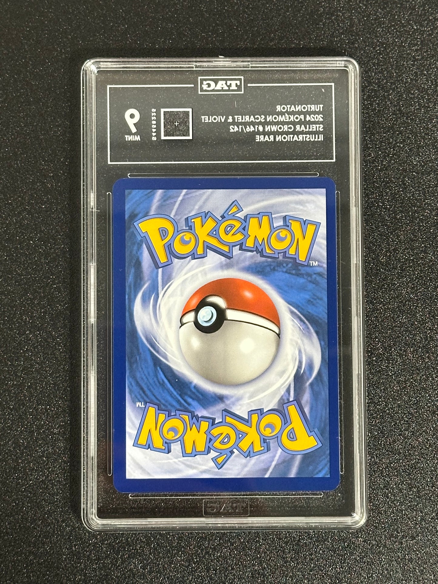 Pokemon Turtonator 146/142 Illustration Rare Stellar Crown TAG 9 MINT