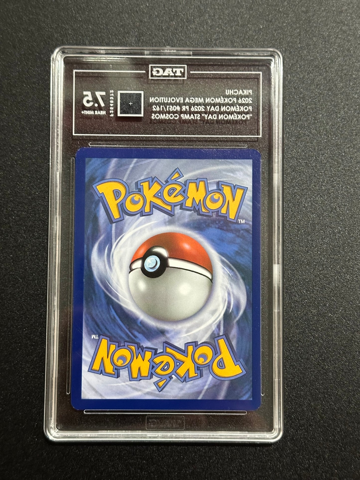 Pokemon Pikachu 051/162 Pokemon Day Stamp Cosmos Promo TAG 7.5 NM+