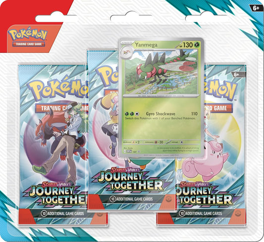 Pokémon TCG: Scarlet & Violet - Journey Together Three Booster Packs & Yanmega Promo Card