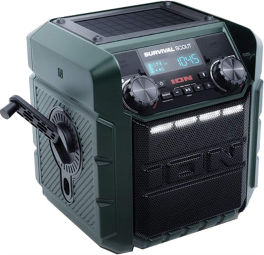 ION Audio iPA95 Survival Scout, Outdoor Speaker/Radio