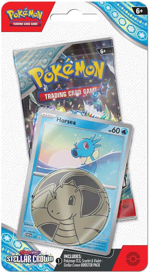 Pokemon TCG: Scarlet & Violet - Stellar Crown Checklane Blister Pack - Horsea