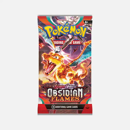 Pokémon TCG: Scarlet & Violet-Obsidian Flames Booster Pack (10 Cards)