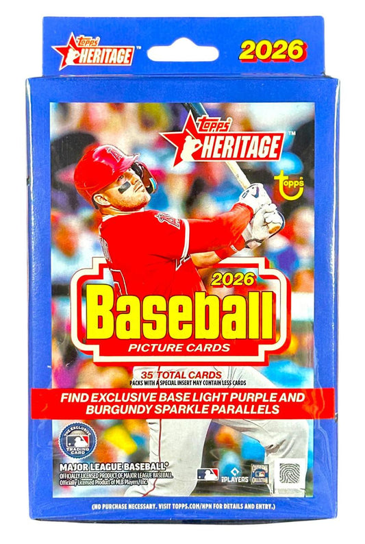 2026 Topps Heritage Baseball Hanger Box