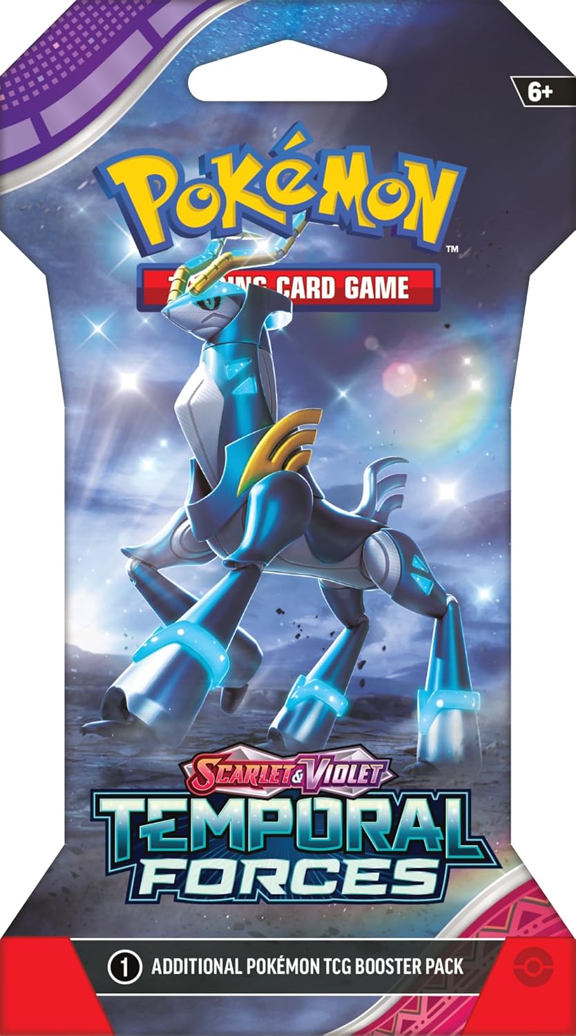 Pokémon TCG: Scarlet & Violet-Temporal Forces Sleeved Booster Pack (10 Cards)