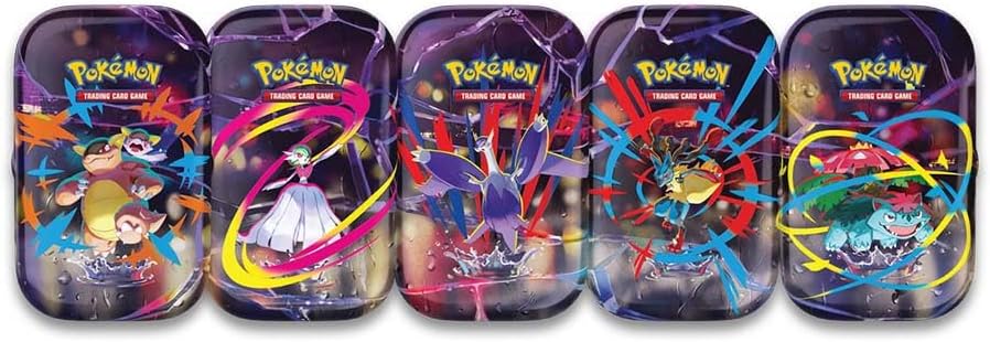 Pokémon TCG: Mega Evolutions Mega Heroes Mini Tin Display (10 Tins)
