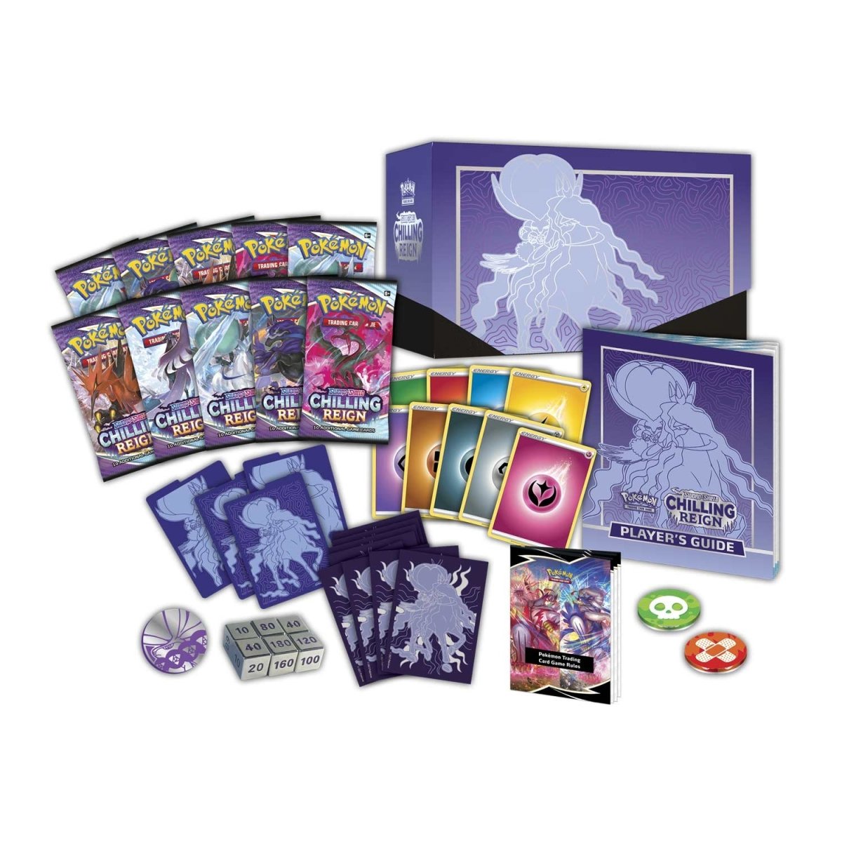 Pokémon TCG: Sword & Shield-Chilling Reign Pokémon Center Elite Trainer Box (Shadow Rider Calyrex)