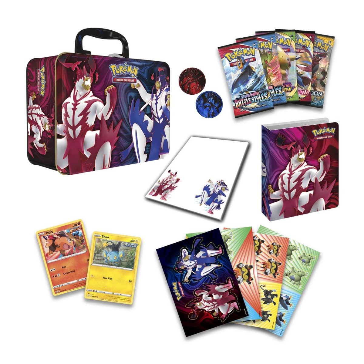 Pokémon TCG: Collector Chest (Spring 2021: Single Strike Tepig/Rapid Strike Shinx)