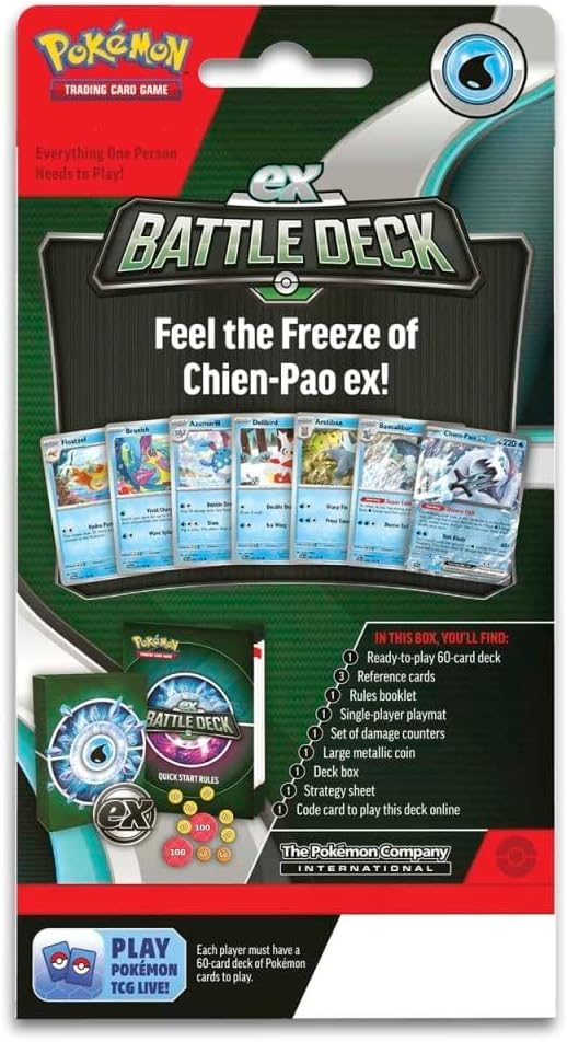 Pokémon TCG: Chien-Pao ex Battle Deck (Ready-to-Play 60-Card Deck)