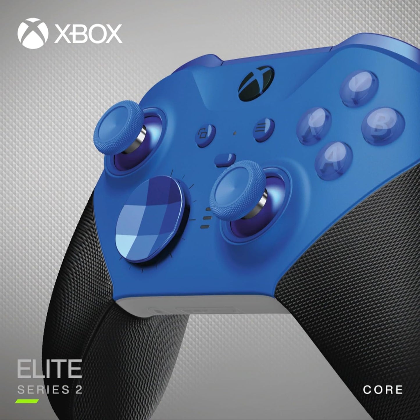 Xbox Elite Wireless Gaming Controller Series 2 Core – Blue – Xbox Series X|S, Xbox One, Windows PC, Android, and iOS