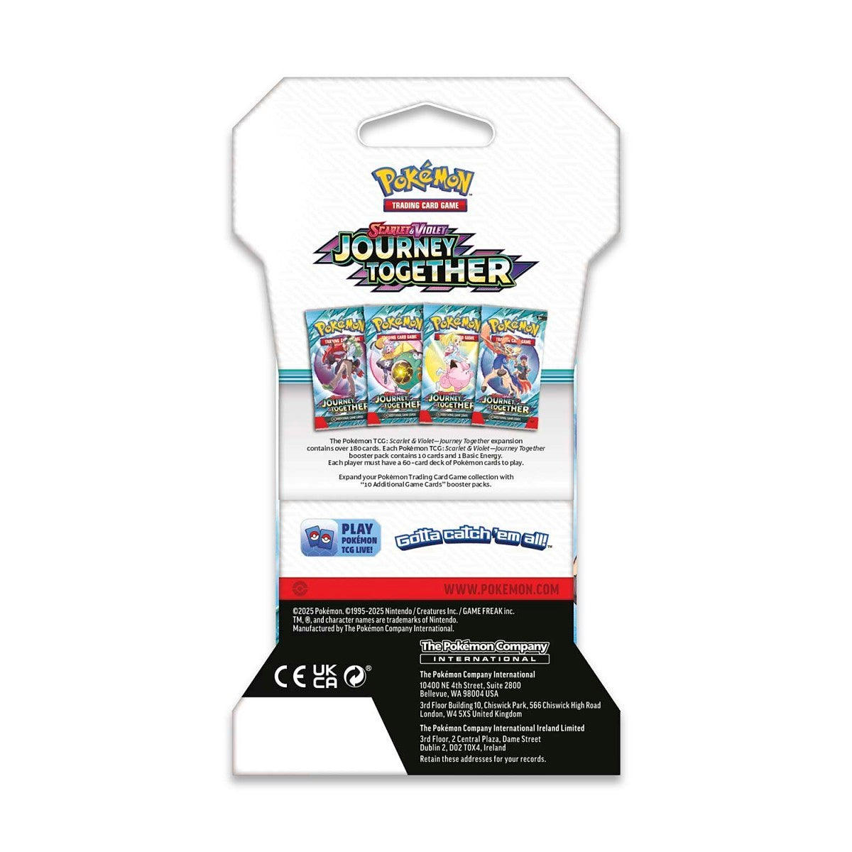 Pokémon TCG: Scarlet & Violet-Journey Together Sleeved Booster Pack