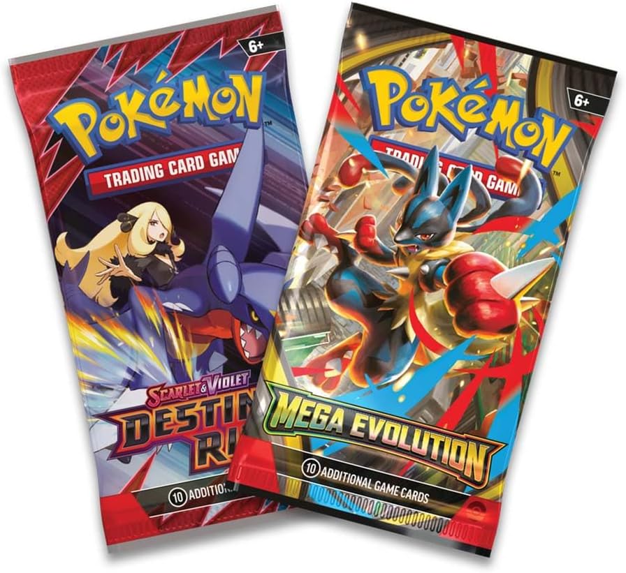 Pokémon TCG: Mega Evolutions Mega Heroes Mini Tin Display (10 Tins)