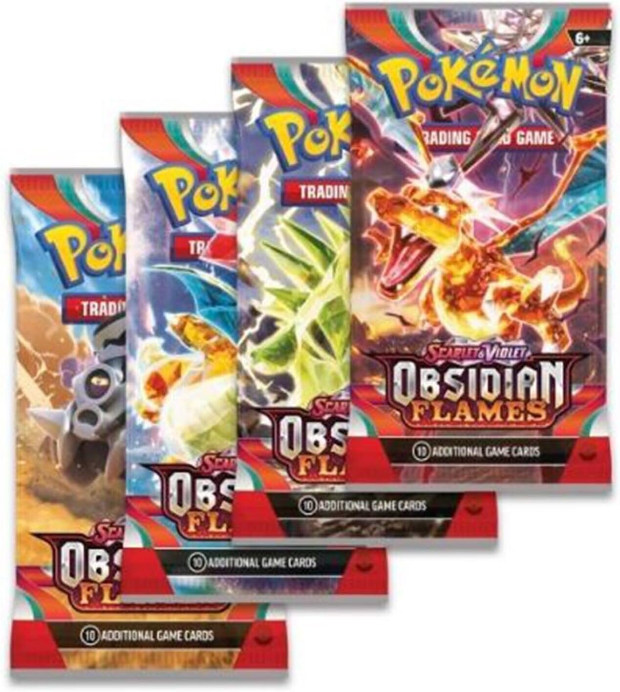 Pokémon TCG: Scarlet & Violet-Obsidian Flames Booster Pack (10 Cards)
