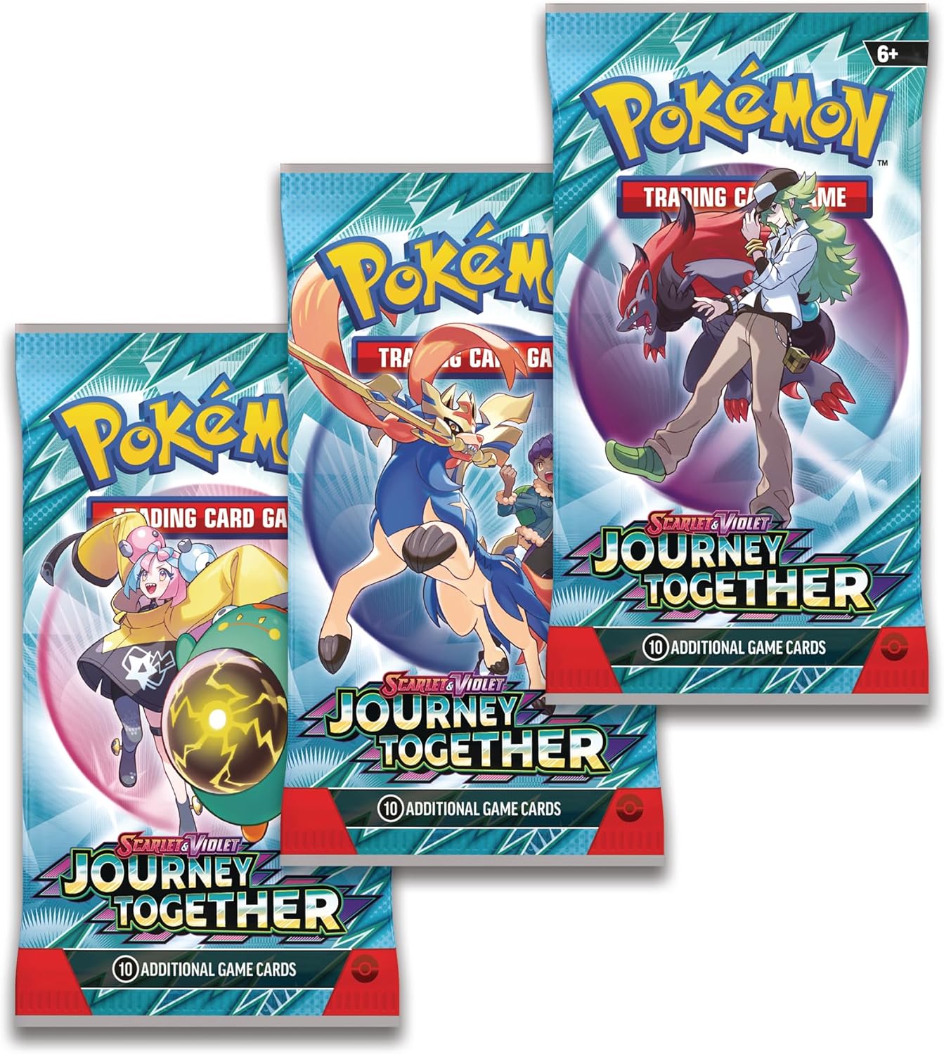 Pokémon TCG: Scarlet & Violet - Journey Together Three Booster Packs & Scrafty Promo Card