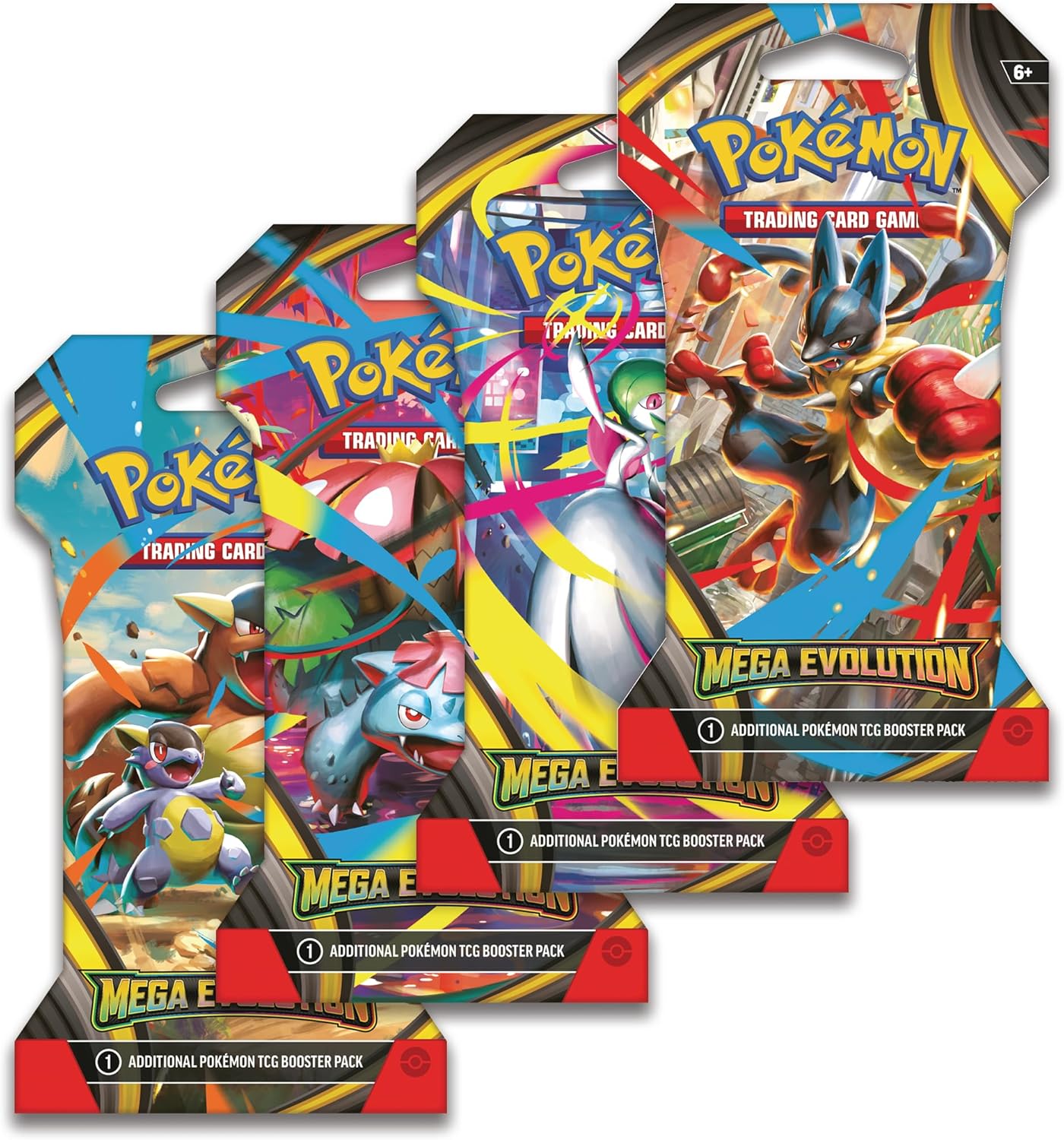 Pokémon TCG: Mega Evolution Sleeved Booster Pack - 10 Cards