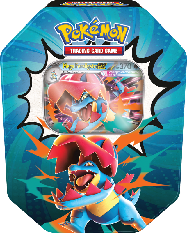Pokémon TCG: Mega Evolution—Ascended Heroes Tin - Mega Feraligatr ex