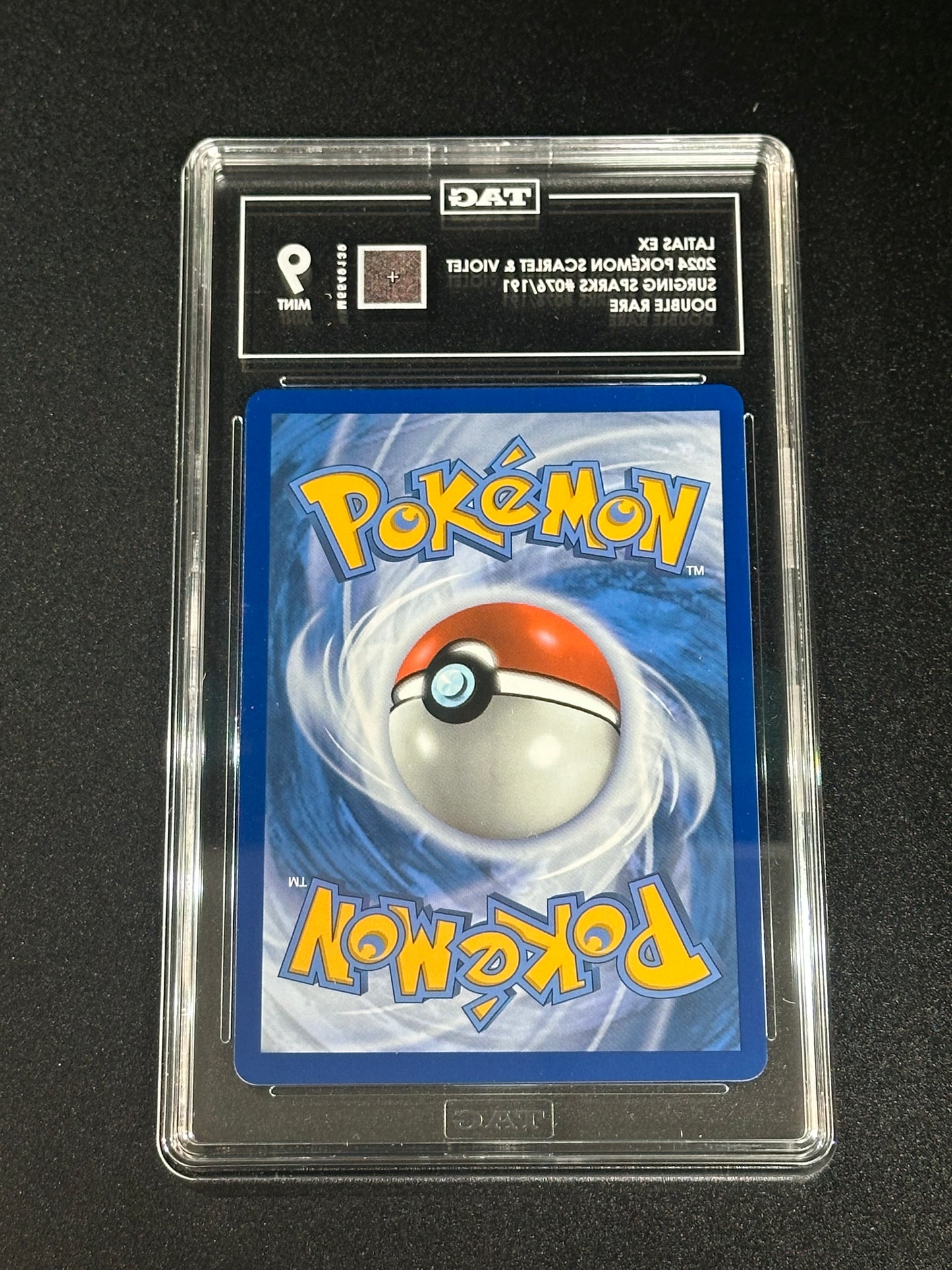 Pokemon Latias ex 076/191 Double Rare Surging Sparks TAG 9 MINT