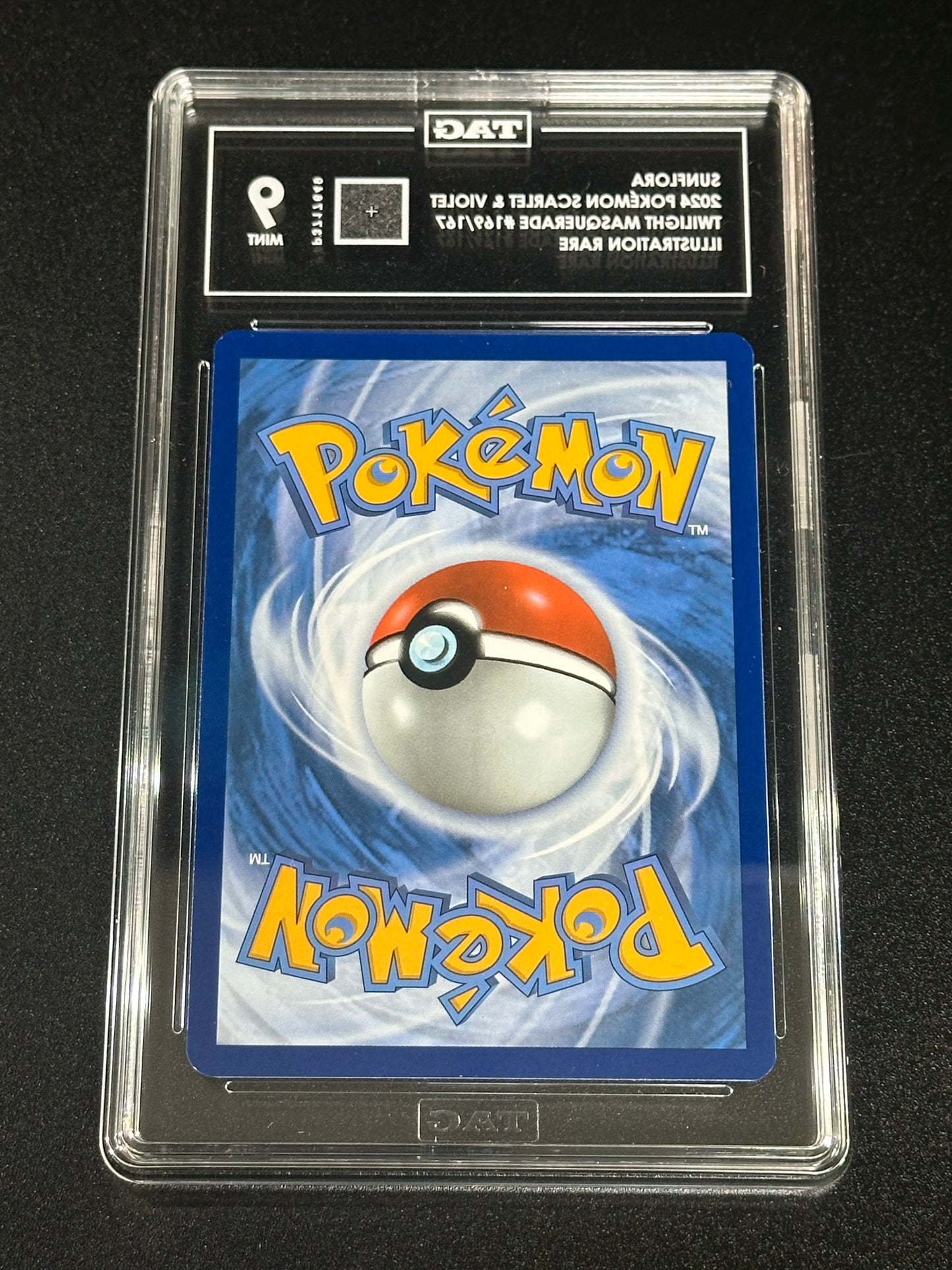Pokemon Sunflora 169/167 Illustration Rare Twilight Masquerade TAG 9 MINT