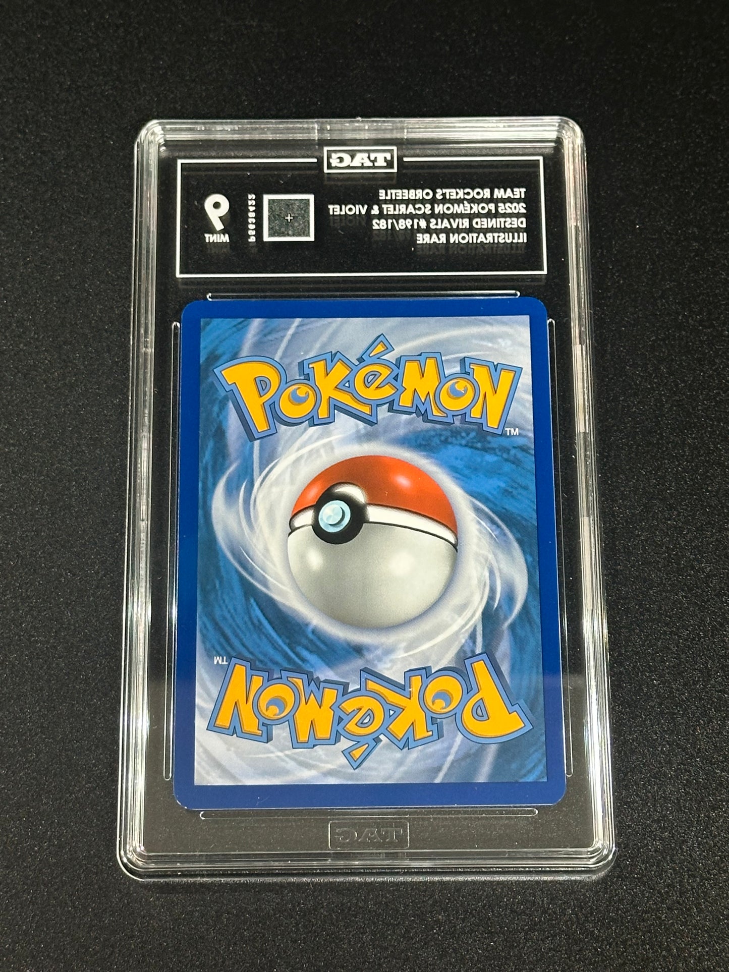 Pokemon Team Rocket's Orbeetle 198/182 Illustration Rare Destined Rivals TAG 9 MINT