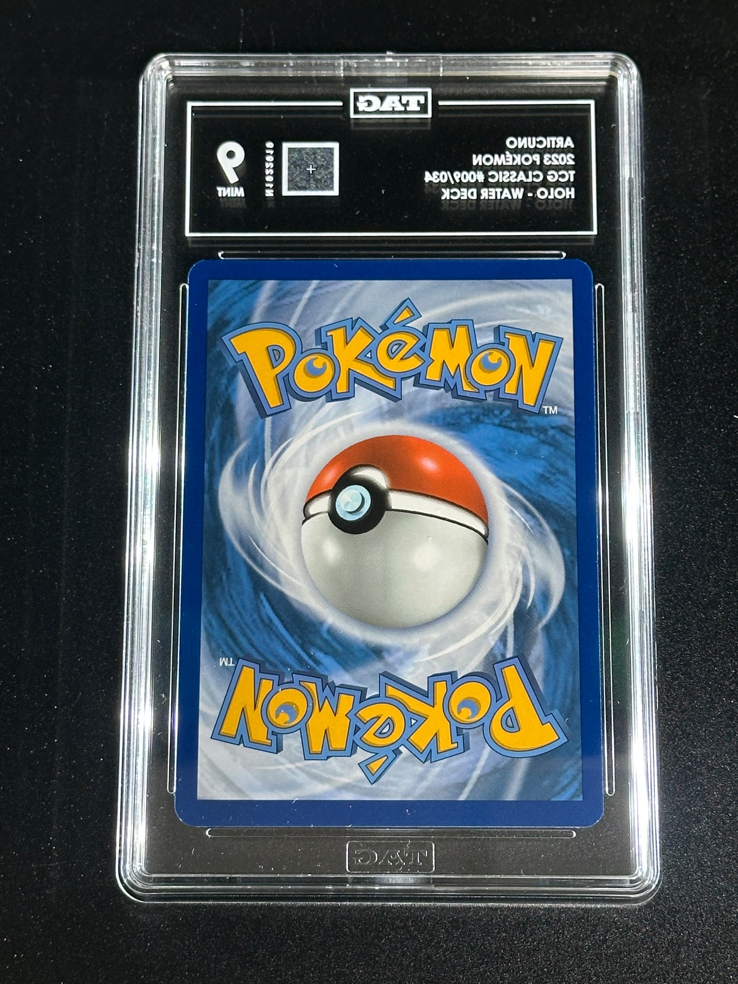 Pokemon Articuno 009/034 Holo TCG Classic TAG 9 Mint