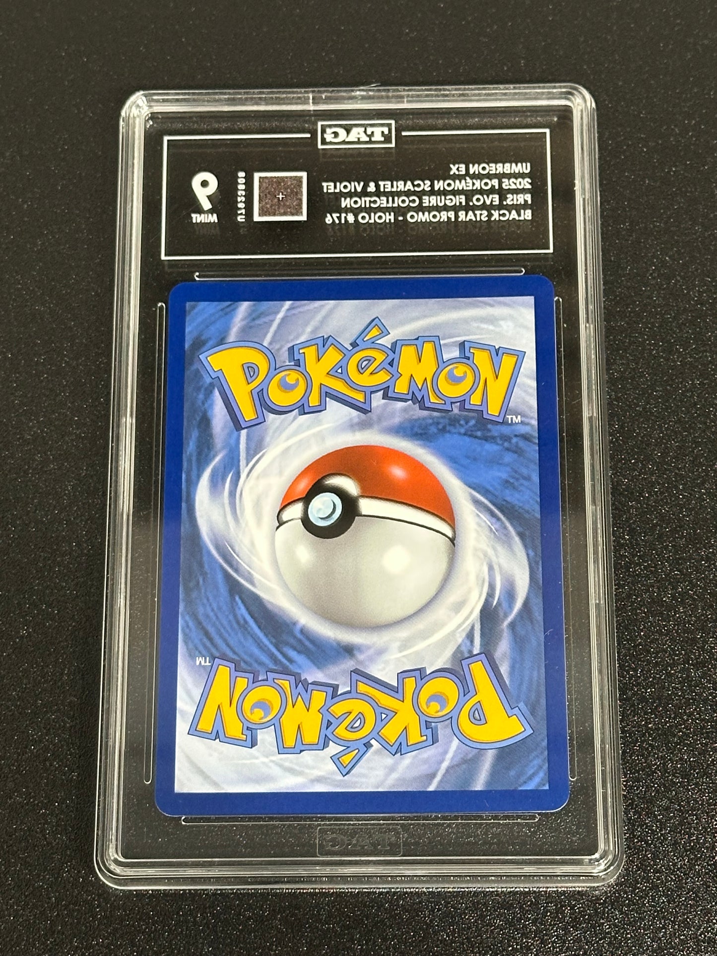 Pokemon Umbreon ex 176 Black Star Promo Holo Prismatic Evolutions TAG 9 MINT