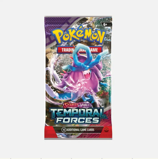 Pokémon TCG: Scarlet & Violet-Temporal Forces Booster Pack (10 Cards)
