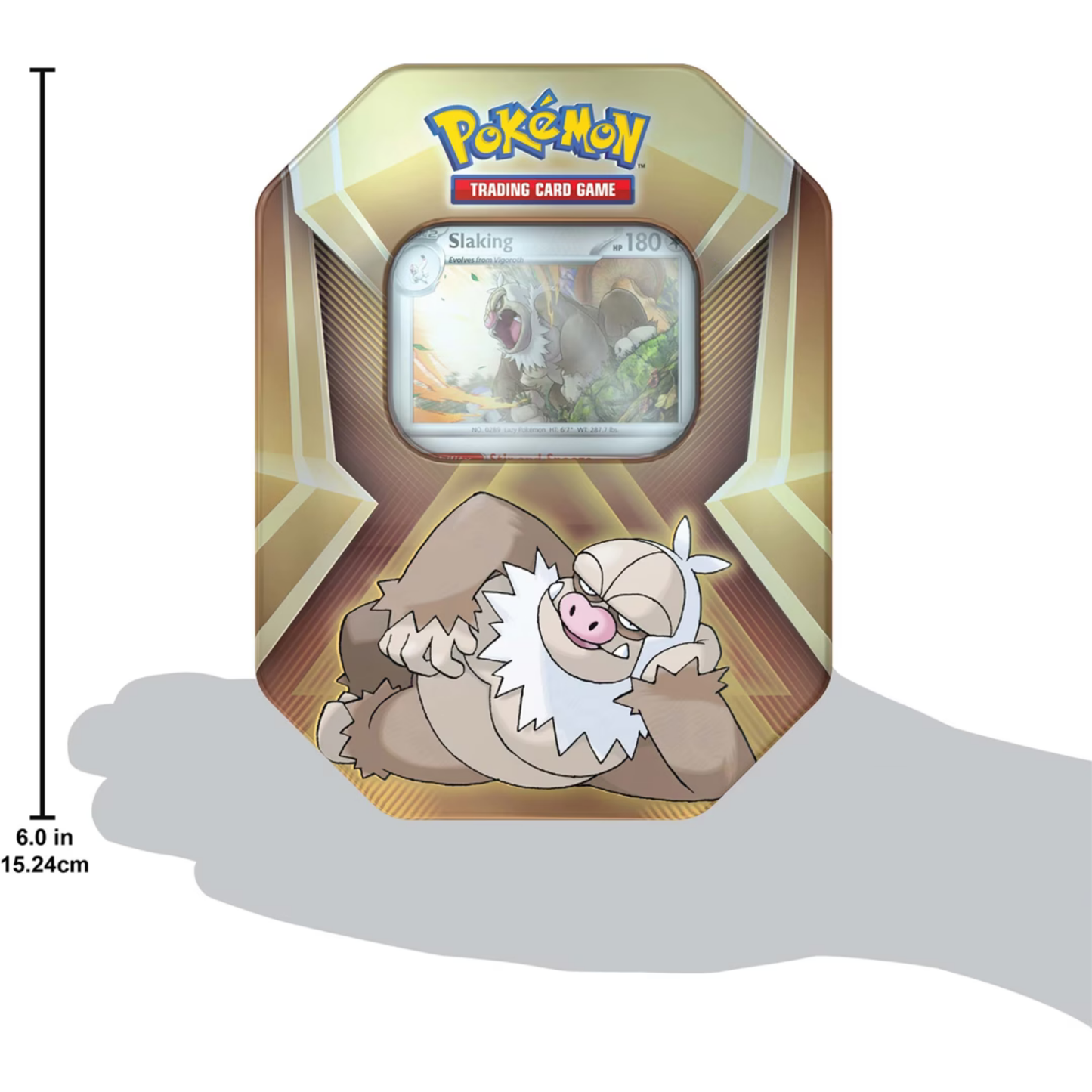 Pokémon TCG: Slaking Triple Whammy Tin