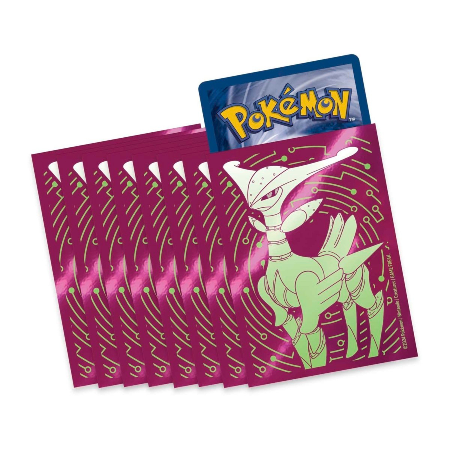 Pokémon TCG: Scarlet & Violet-Temporal Forces Card Sleeves (Iron Leaves)
