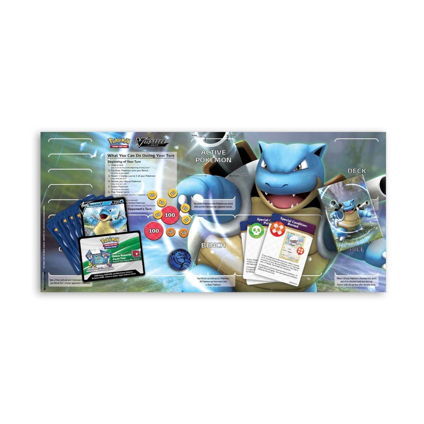 Pokémon TCG: Blastoise V Battle Deck
