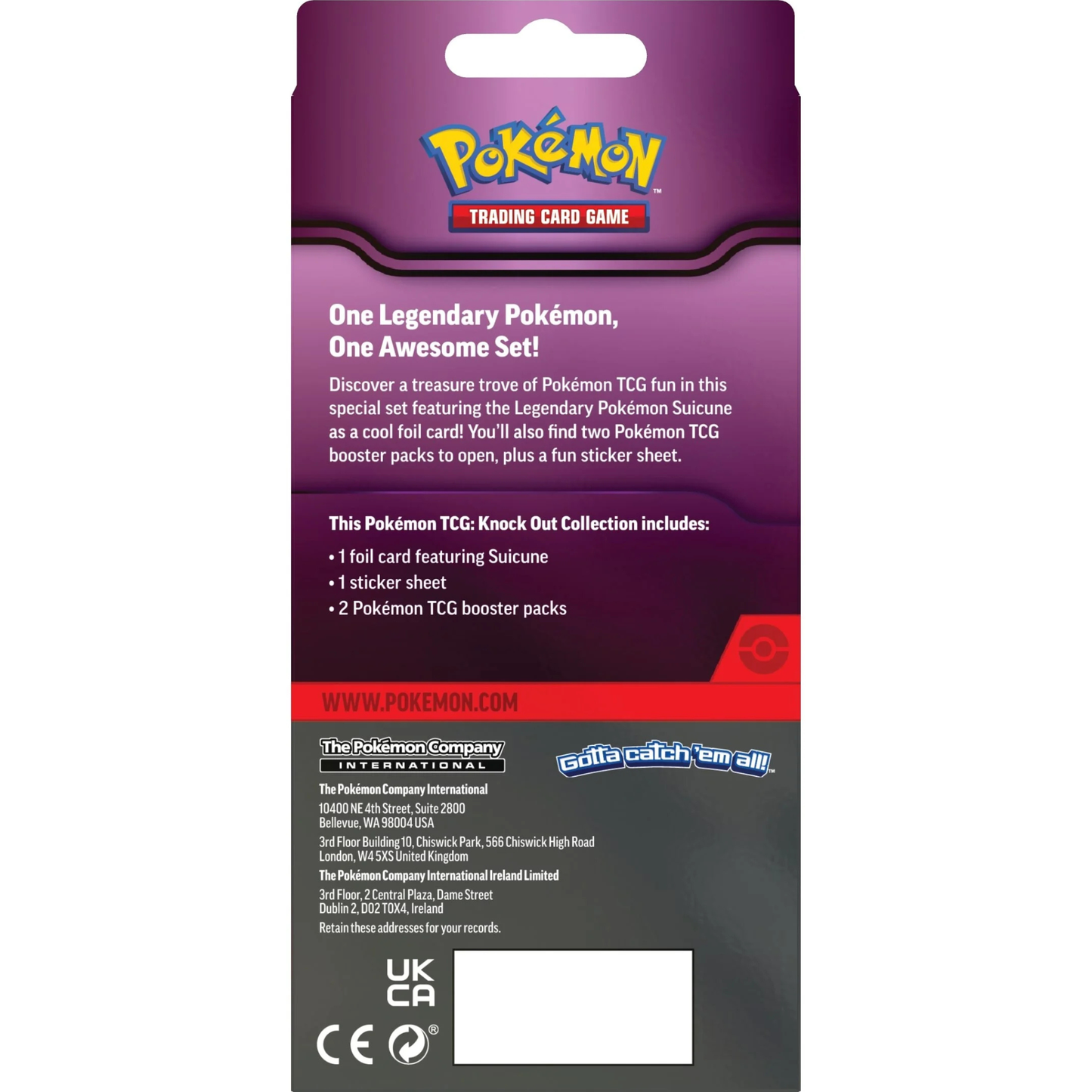 Pokémon TCG: Knock Out Collection (Suicune)