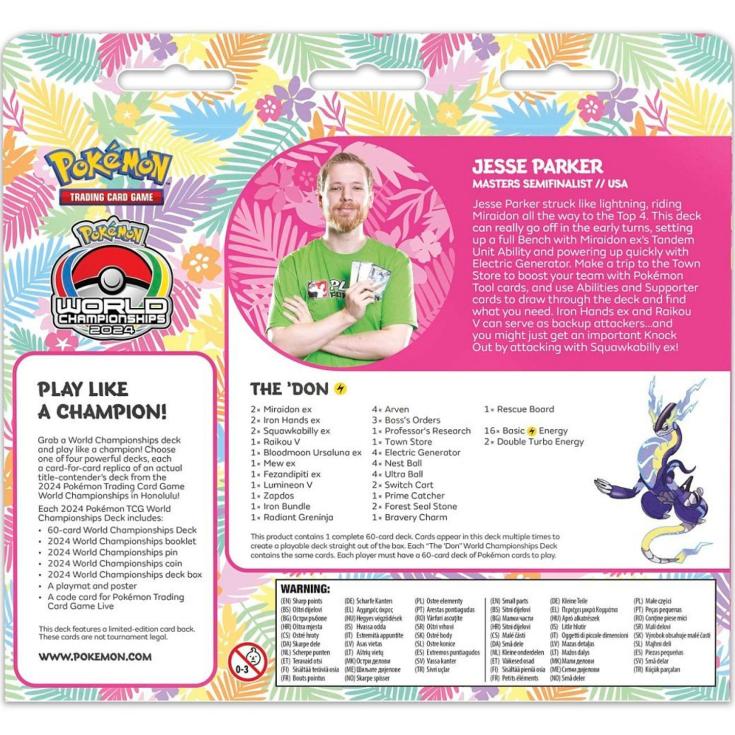 Pokemon TCG: 2024 World Championships Deck Jesse Parker - The 'Don
