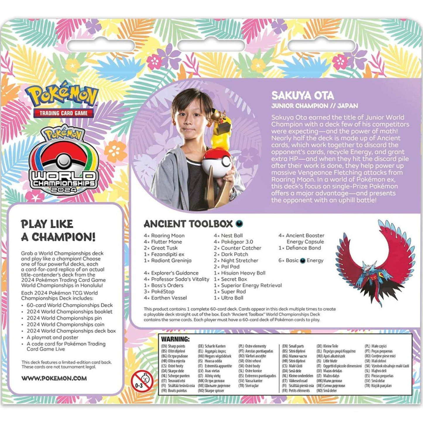 Pokemon TCG: 2024 World Championships Deck Sakuya OTA - Ancient Toolbox