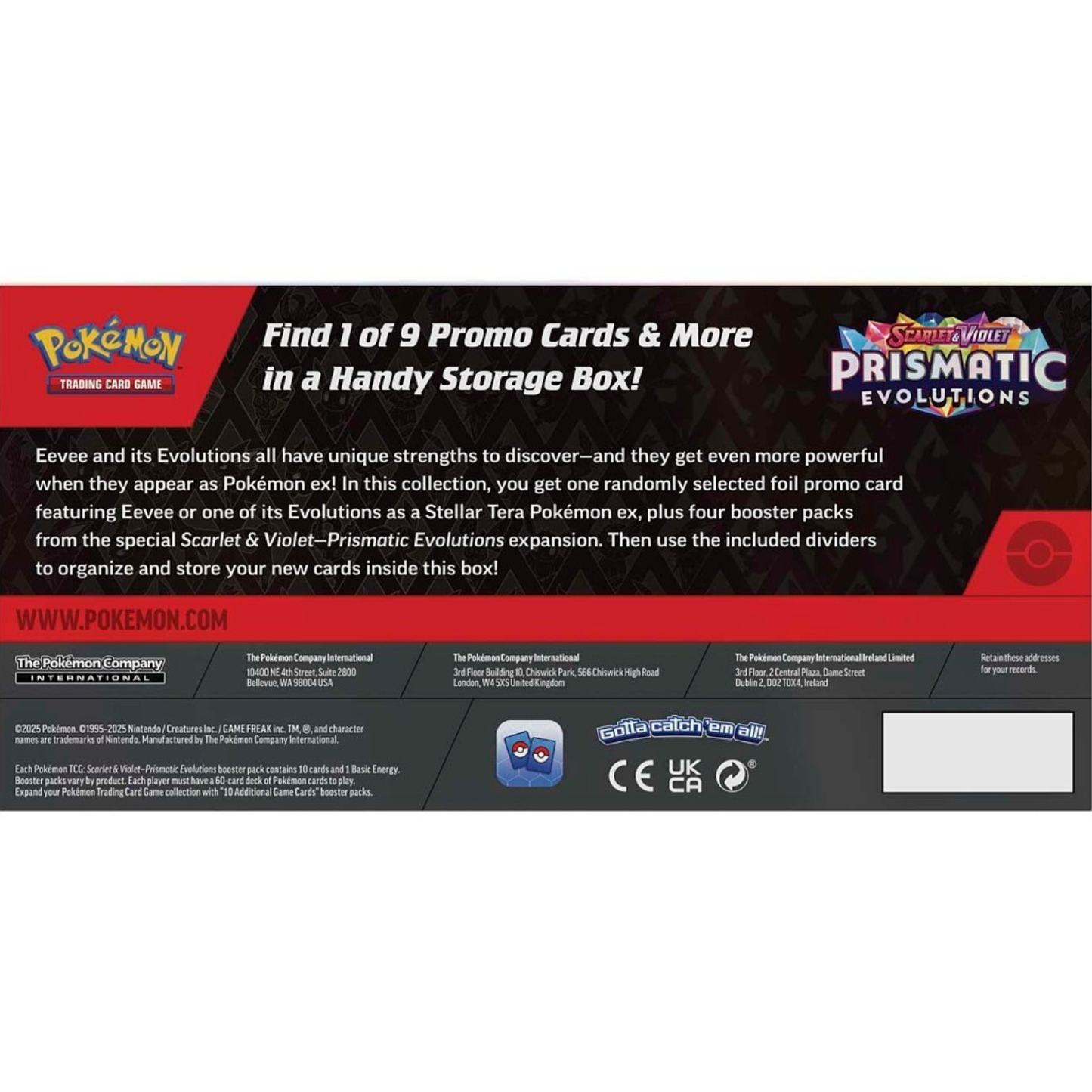 Pokémon TCG: Scarlet & Violet-Prismatic Evolutions Surprise Box