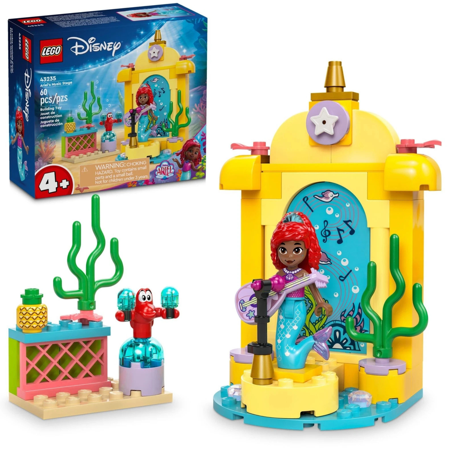 LEGO Disney Princess: Ariel’s Music Stage Building Set (43235)