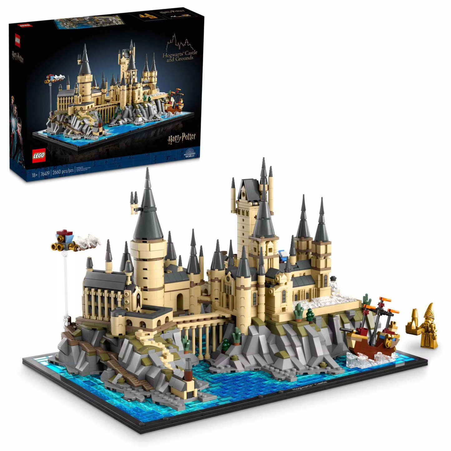 LEGO Harry Potter: Hogwarts Castle and Grounds Building Set (76419)