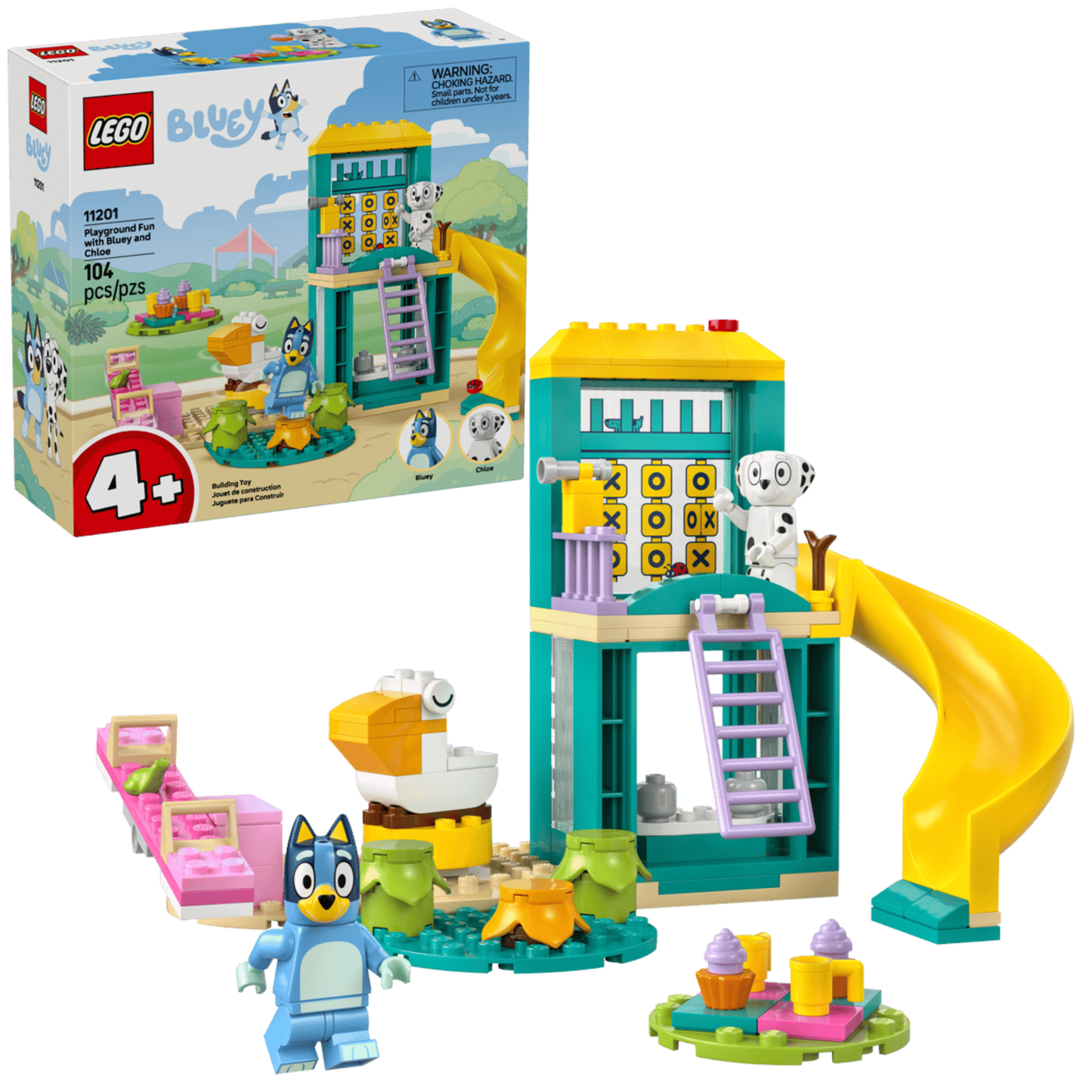 LEGO Bluey: Playground Fun with Bluey and Chloe Building Set 11201