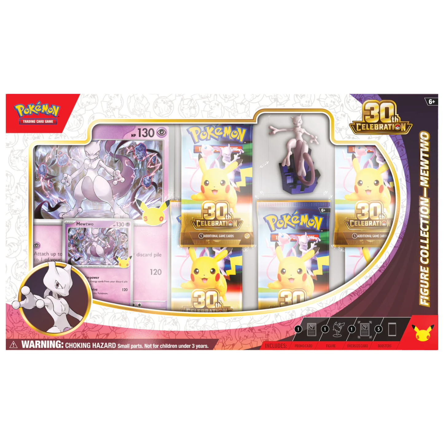 (PRE-ORDER) Pokémon TCG: 30th Celebration Figure Collection – Mewtwo
