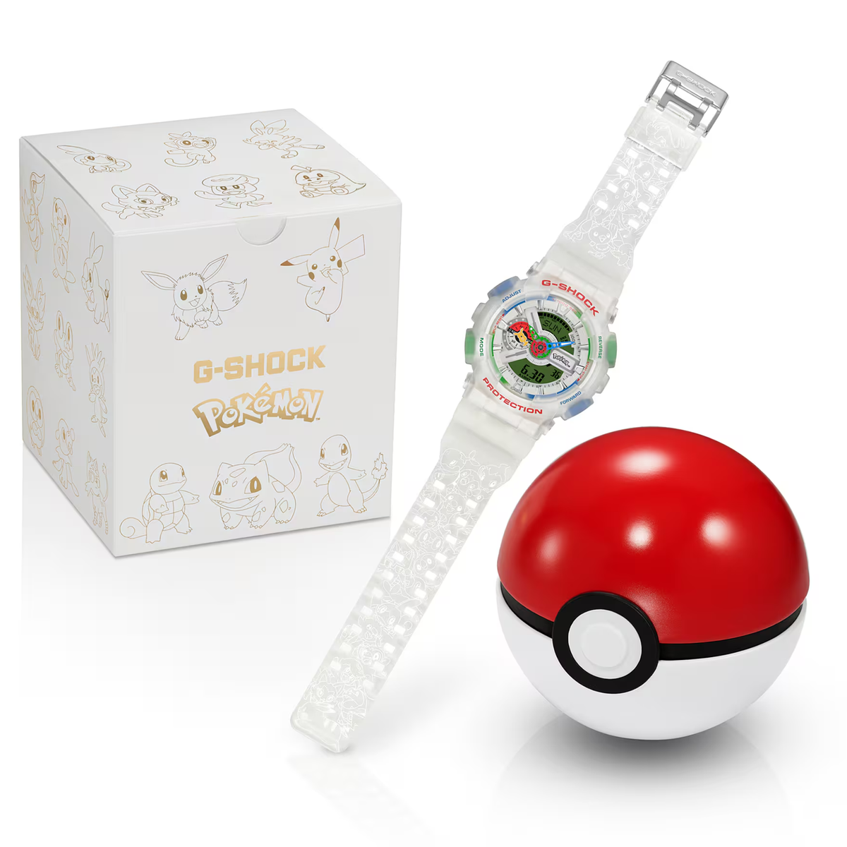 Casio G-SHOCK x Pokémon GA-110PKM-7A — 30th Anniversary Watch
