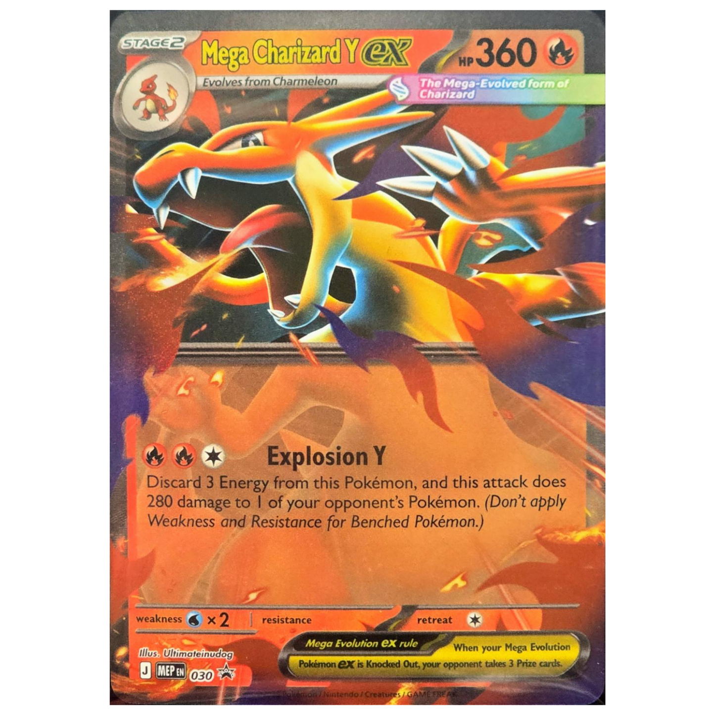 Pokémon TCG: Mega Charizard Y EX #30 – Promo Single Card