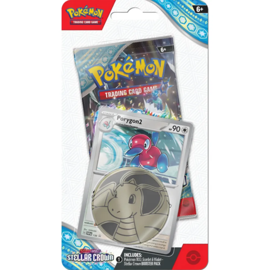 Pokemon TCG: Scarlet & Violet - Stellar Crown Checklane Blister Pack - Porygon