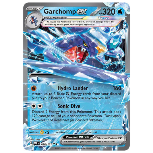 Pokémon TCG: Garchomp ex #38 – Paradox Rift Single Card