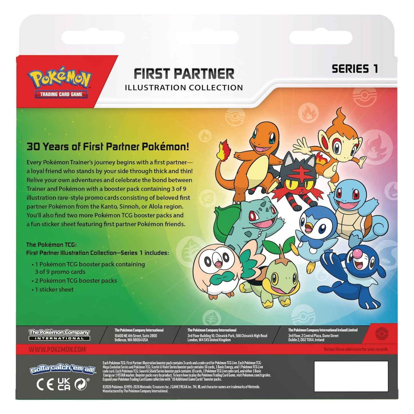 Pokémon TCG First Partner Illustration Collection Series 1