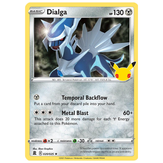 Pokémon TCG: Dialga #20 – Celebrations Single Card