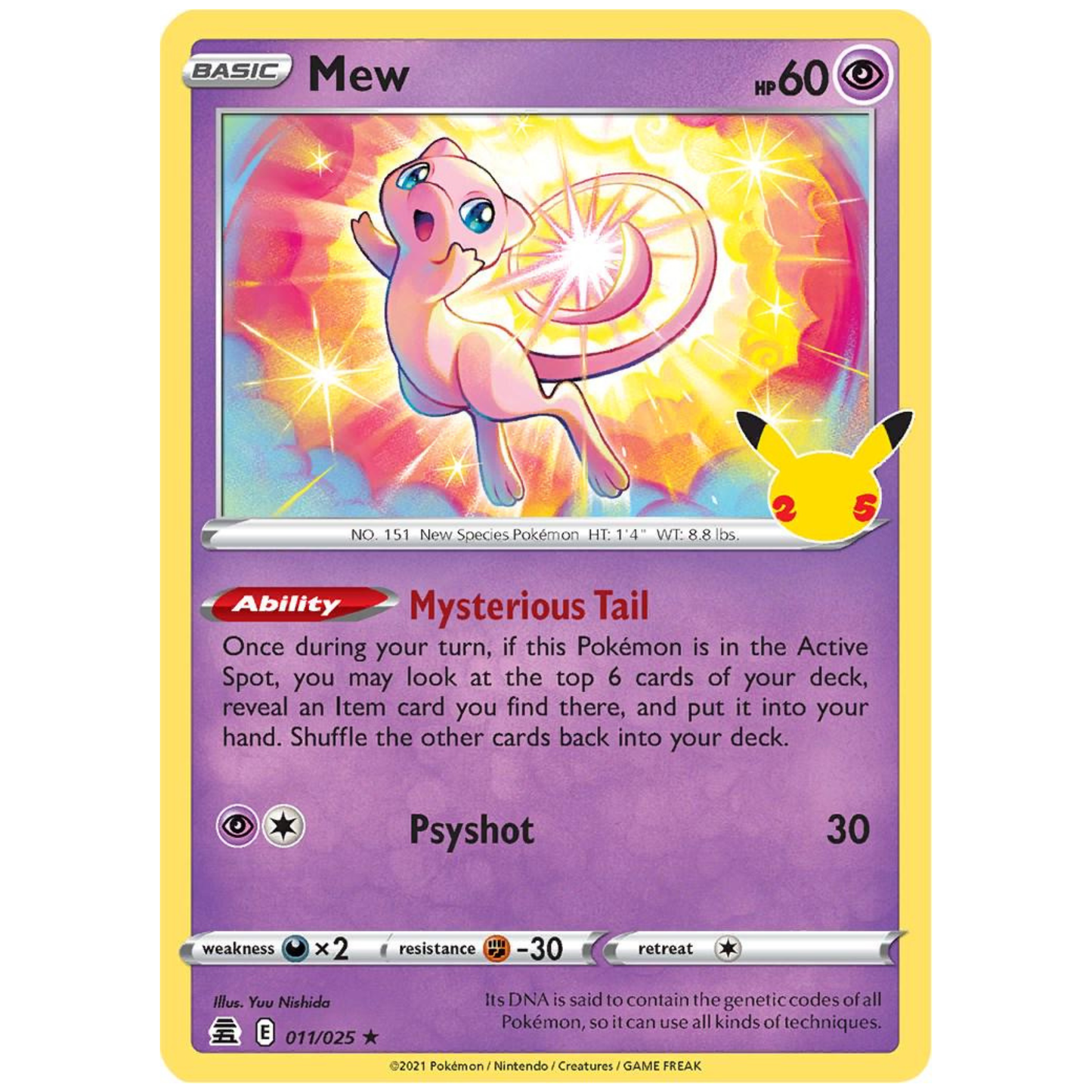 Pokémon TCG: Mew #11 – Celebrations Single Card