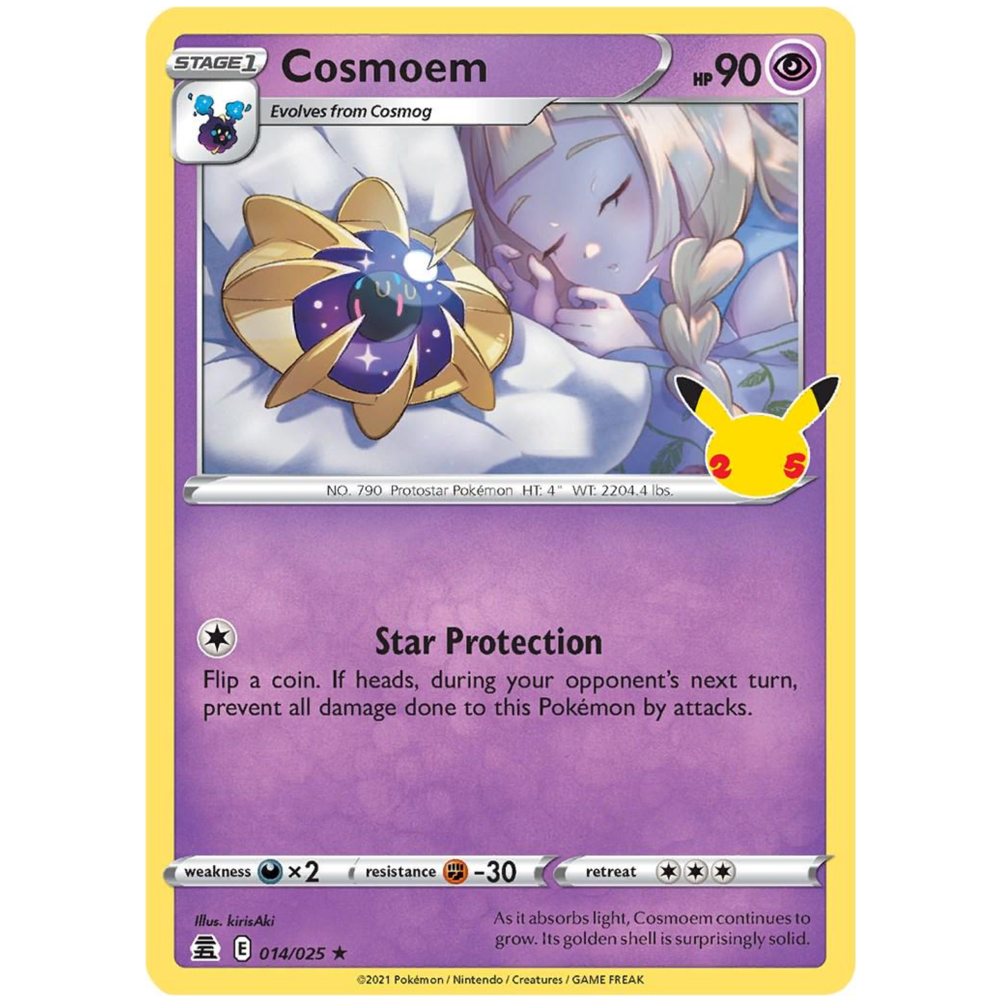 Pokémon TCG: Cosmoem #14 – Celebrations Single Card