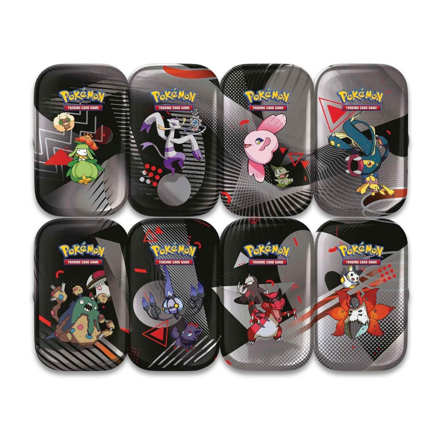 Pokemon TCG: Scarlet & Violet 10.5: Unova Mini Tin Display (8 Units - One of Each)