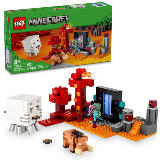 LEGO Minecraft: The Nether Portal Ambush Adventure Set (21255)