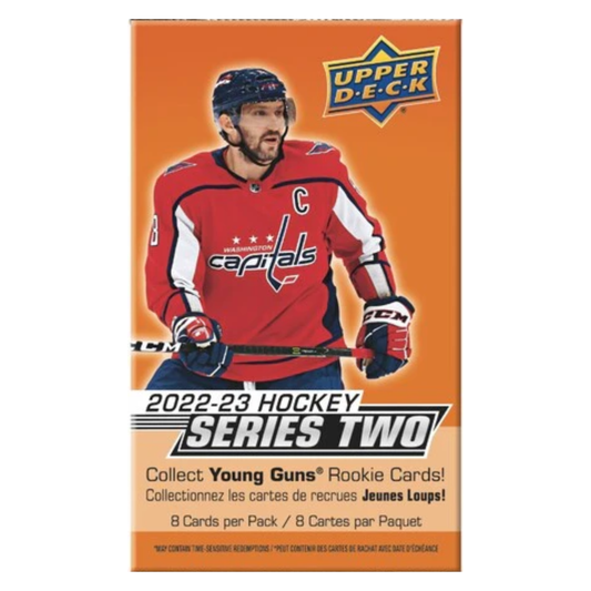 2022-23 Upper Deck Series Two Hockey Pack (8 Cards)
