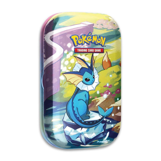 Pokémon TCG: Scarlet & Violet—Prismatic Evolutions Mini Tin – Vaporeon