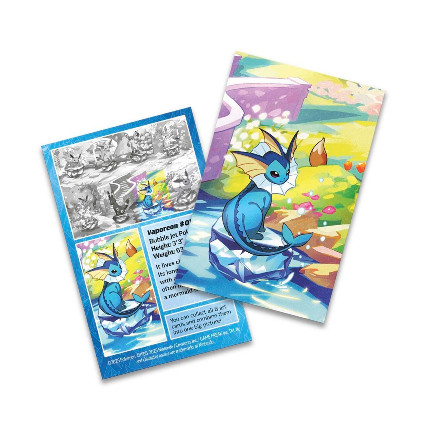 Pokémon TCG: Scarlet & Violet—Prismatic Evolutions Mini Tin – Vaporeon